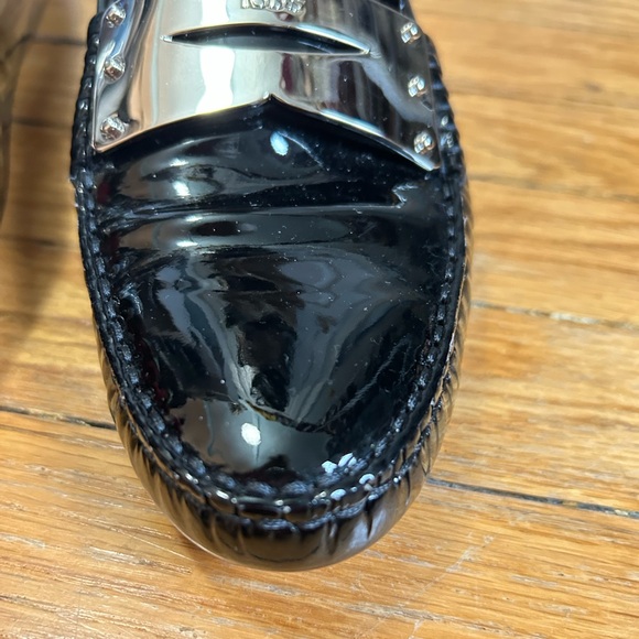 TOD’S Gommino black patent leather loafers, BNWOB, size 37.5 - Picture 8 of 11